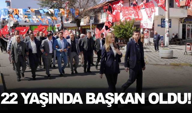 22 yaşında başkan seçildi… Türkiye’nin en genç belediye başkanı oldu!