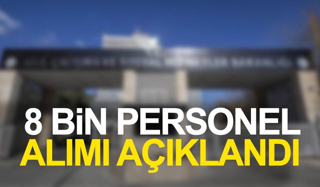 8 bin sözleşmeli personel alımı sonuçları açıklandı