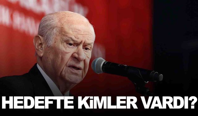 Bahçeli’den grup toplantısında sert sözler!