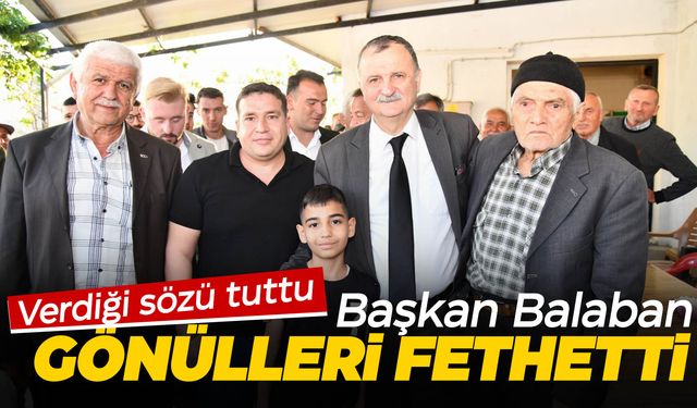 Başkan Balaban 1 günde 12 mahalleyi ziyaret etti