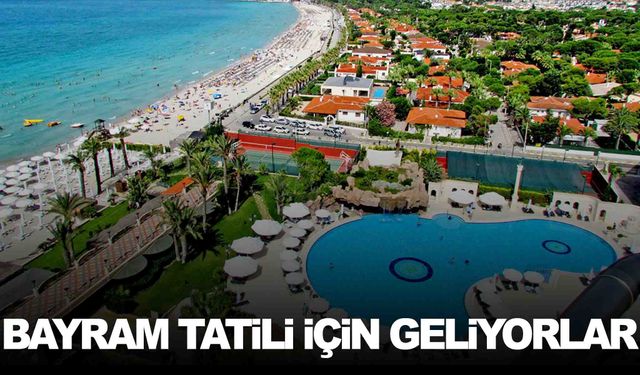 Çeşme’de oteller doldu taştı!