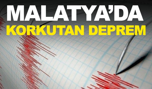 Malatya depremle uyandı!