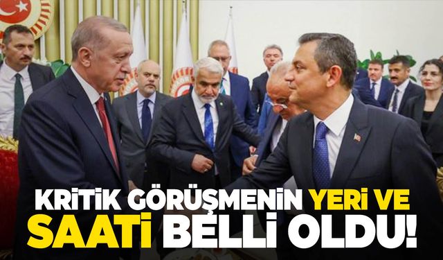 Gözler 2 Mayıs’a çevrildi… Erdoğan-Özel görüşmesinin yeri ve saati belli oldu