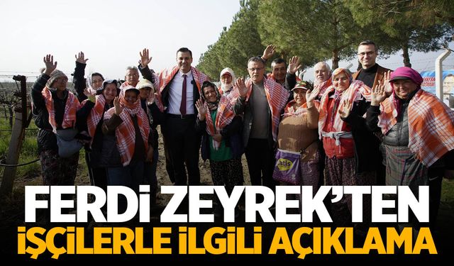 Ferdi Zeyrek'ten işçilerle ilgili açıklama | 1 Mayıs mesajı