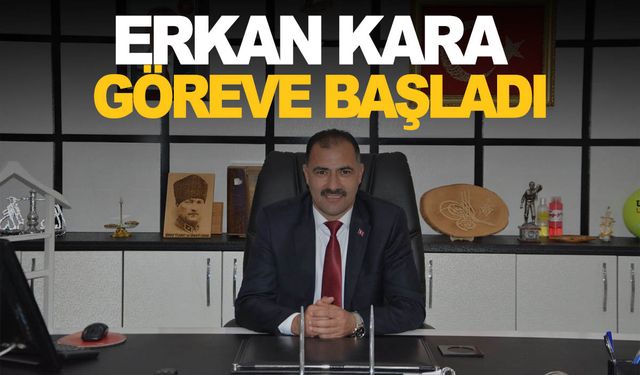 Demirci Belediye Başkanı Erkan Kara göreve başladı