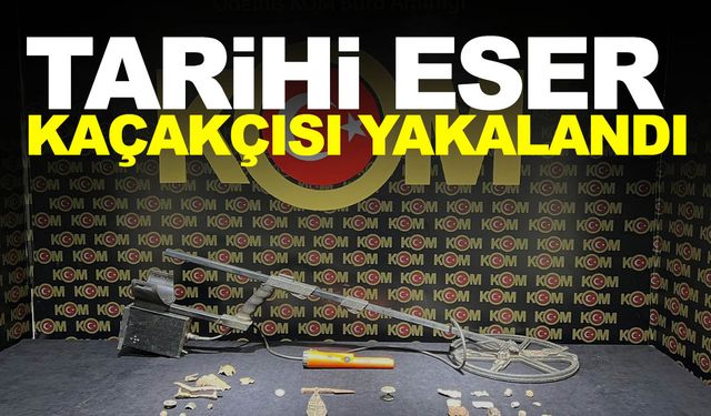 İzmir'de tarihi eser kaçakçısı kıskıvrak yakalandı!