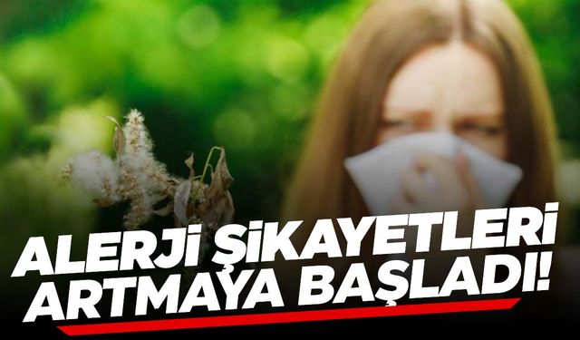 İlkbahar geldi… Alerji şikayetlerinde artış dikkat çekiyor!