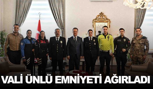 Emniyet teşkilatından Vali Ünlü’ye ziyaret