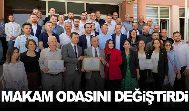 Manisa’da belediye başkanının ilk işi makam odasını değiştirmek oldu!