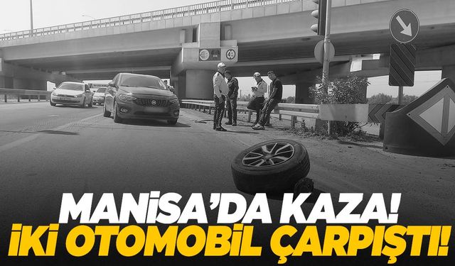 Manisa’da can pazarı… İki otomobil çarpıştı: 6 yaralı