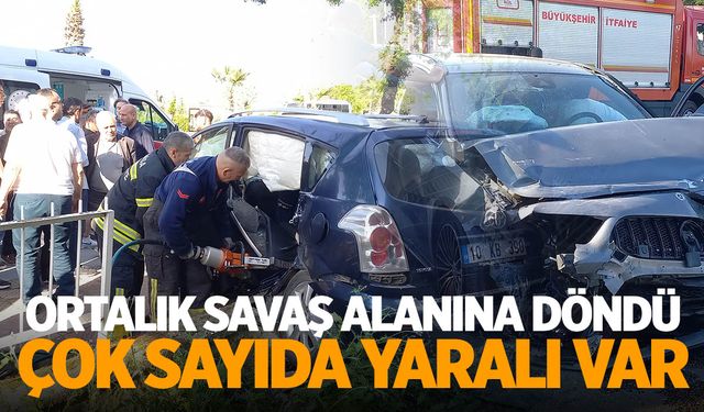 Manisa'da ortalık savaş alanına döndü! Çok sayıda yaralı var