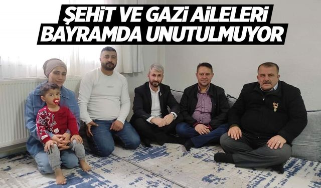 Manisa’da şehit ailesi ve gazilere bayram ziyareti