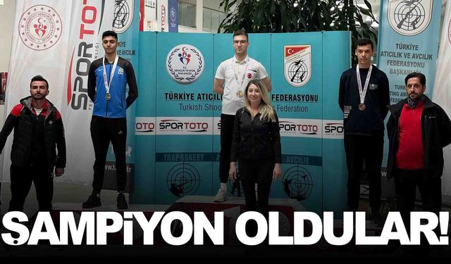 Manisalı atıcılar Türkiye şampiyonu