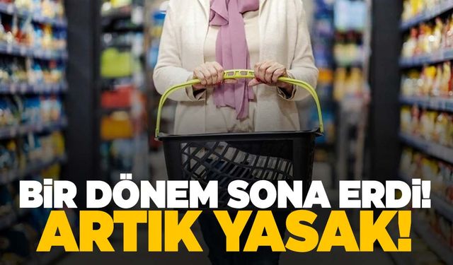 Resmi Gazete’de yayımlandı… Bir dönem sona erdi! Artık yasak!