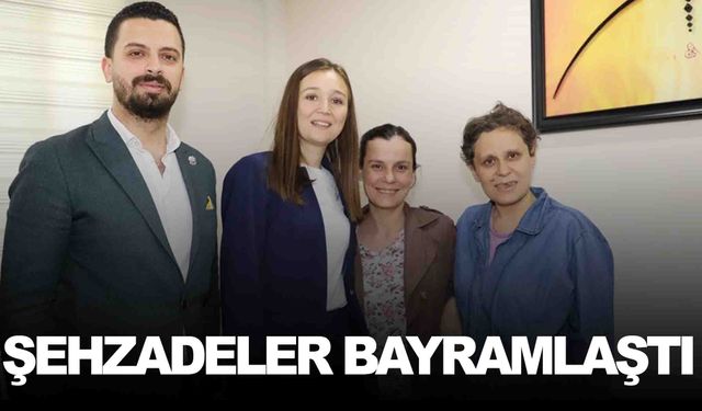 Şehzadeler’de bayramlaşma vardı