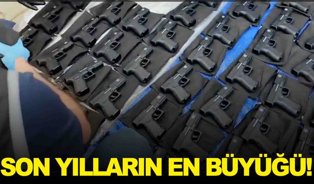 Manisa emniyetinden silah kaçaklığı operasyonu… Son yılların en büyüğü!