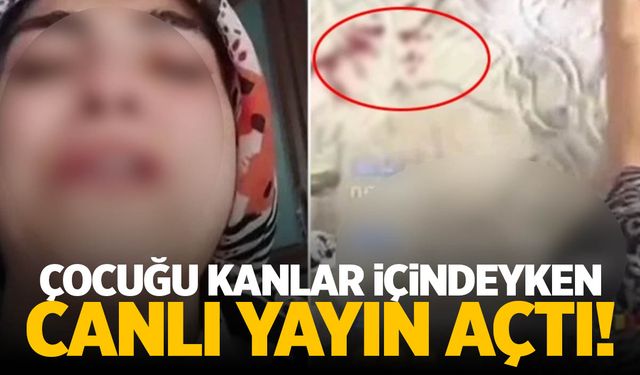 TikTok'ta rezalet: Çocuğu kanlar içindeyken canlı yayın açan kullanıcıya büyük tepki