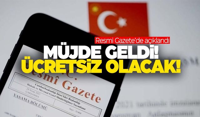 Milyonlarca vatandaşa ‘bayram’ müjdesi! Ücretsiz olacak!