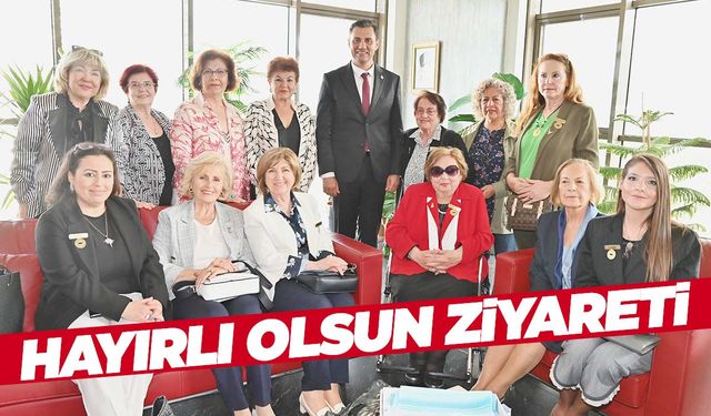 Türk Kadınlar Konseyinden Başkan Zeyrek’e hayırlı olsun ziyareti