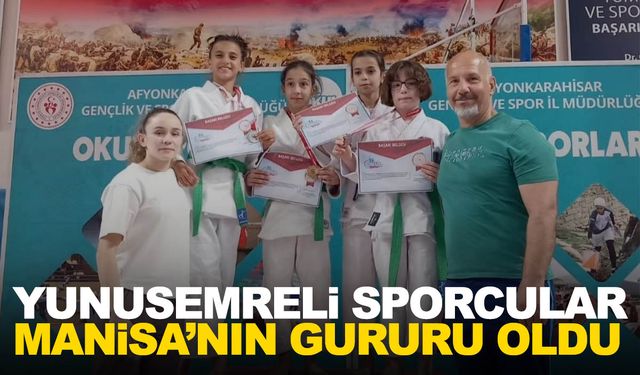 Yunusemreli sporcular taekwondo ve judoda Manisa'nın gururu oldu