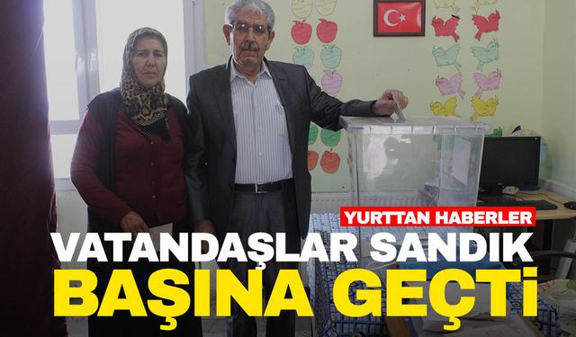 35 gün önce seçimler bitmişti… Vatandaşlar tekrar sandık başına geçti