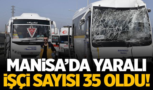 Aynı fabrikadan işçi taşıyan 3 servis aracı birbirine girdi! Yaralı sayısı 35 oldu