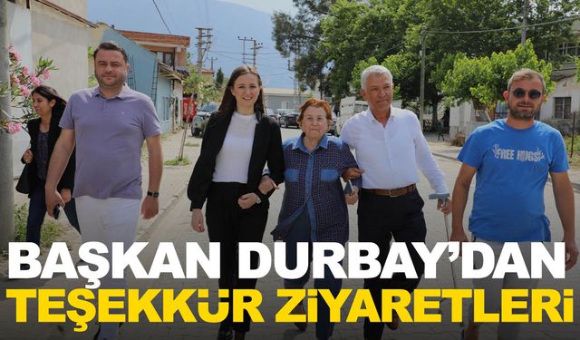 Başkan Durbay teşekkür ziyaretlerine devam ediyor