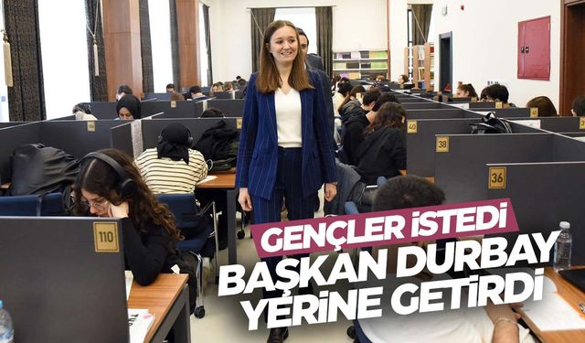 Başkan Durbay’dan öğrencilere müjde!