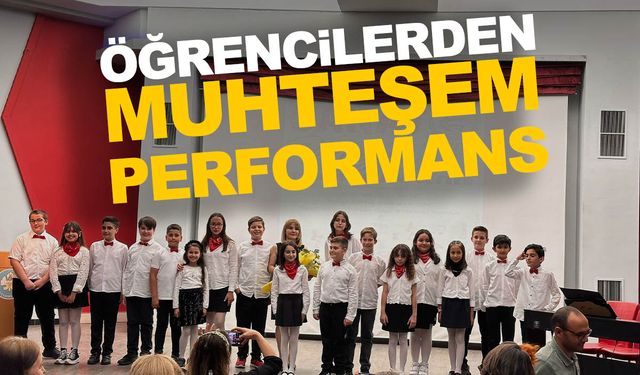 Cemal Ergün Ortaokulu öğrencilerinden muhteşem performans