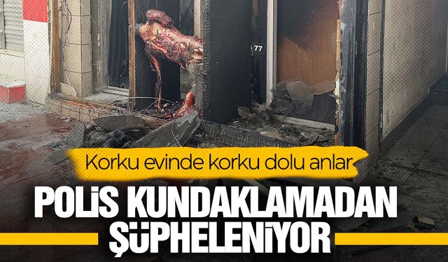 İzmir’de korku evi yangında küle döndü! Kundaklama şüphesi…