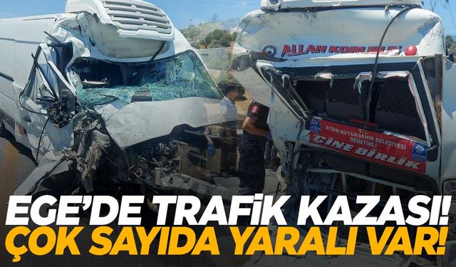 Ege’de kaza… Çok sayıda yaralı var!