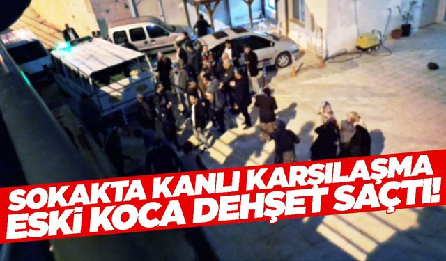 Eski eş dehşet saçtı… Araya giren evli çifti de bıçakladı