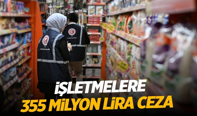 Fahiş Fiyat Artışı ve Stokçuluk İçin 355 Milyon Lira Ceza