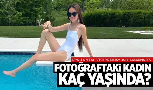 Fotoğraftaki kadın kaç yaşında? Şok olacaksınız...