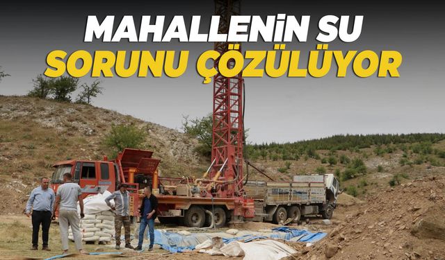 Güneydamları mahallesinin su sorunu çözülüyor