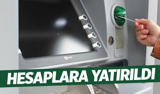 Hesaplara yatırıldı: 3 bin 504 TL