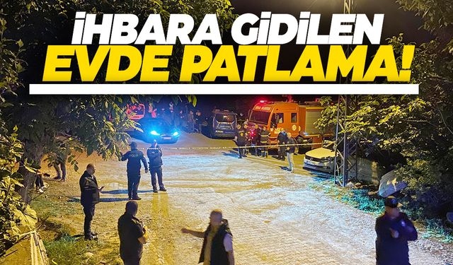 Tokat'ta ihbara gidilen evde korkutucu patlama! Çok sayıda yaralı var!