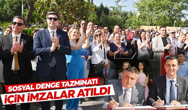 İmzalar atıldı! Manisa Büyükşehir’de çalışanlara en yüksek sınırdan ödenecek!