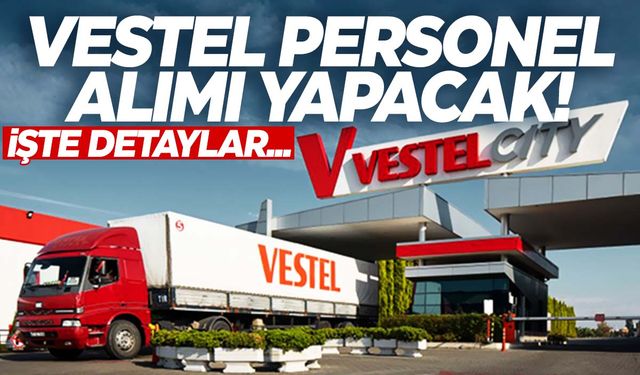 İş arayanlar dikkat! Vestel’den iş ilanı!