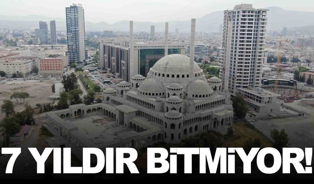 İzmir’de 7 yıldır bitirilemeyen cami… Akıbeti belirsiz!