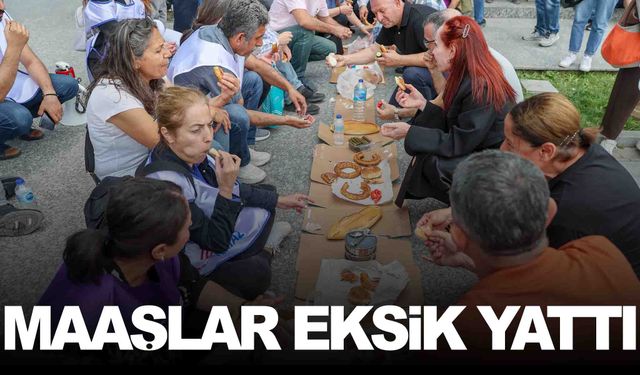 İzmir’de belediye çalışanları eylemde!