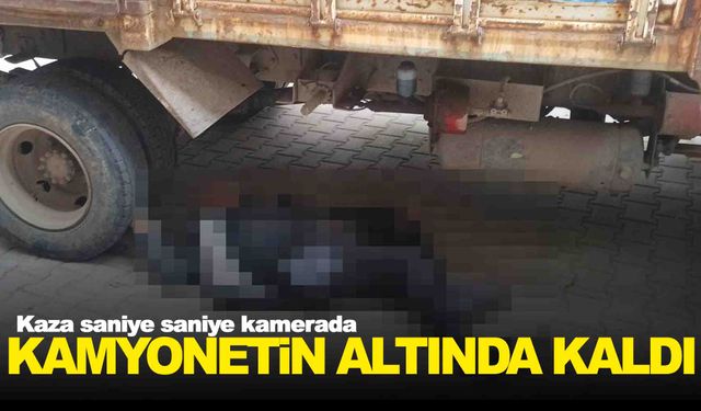 Ege’de feci kaza… Yaşlı adam kamyonetin altında kaldı