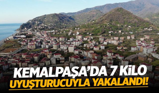 Kemalpaşa'da 7 kilo uyuşturucuyla yakalandı!