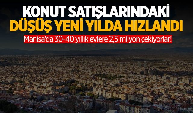 Konut satışlarındaki düşüş yeni yılda hızlandı