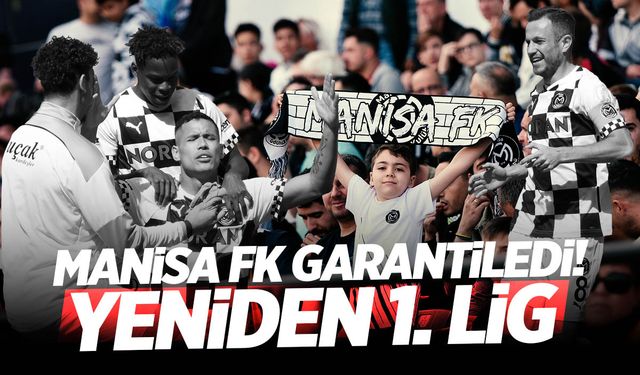 Manisa FK 3 puanı alarak ligde kalmayı garantiledi!