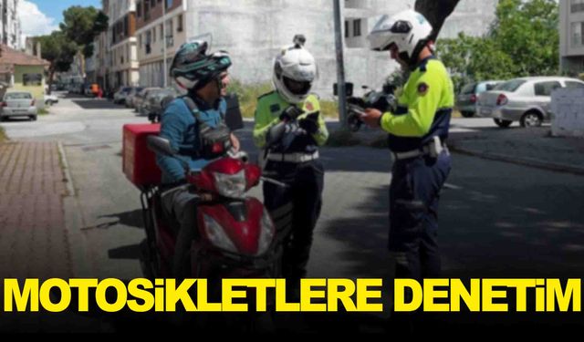 Manisa jandarmasından motosiklet denetimi