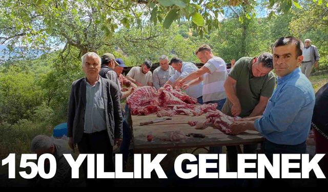 Manisa’da 150 yıllık gelenek… Bu yıl da tekrarlandı!