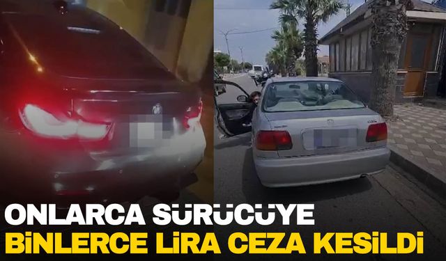 Manisa’da abartı egzoz kullanan sürücülere emniyet ceza yağdırdı!