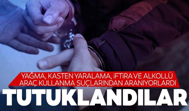 Manisa’da çeşitli suçlardan aranıyorlardı… Yakalandılar!