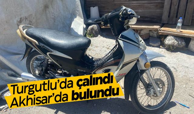 Manisa’da motosiklet hırsızlığı polise takıldı